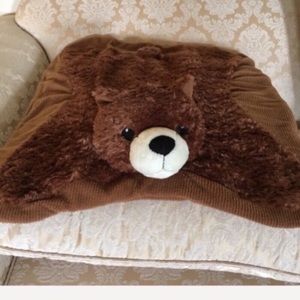 NEW soft bear cuddling mat thick corduroy backing